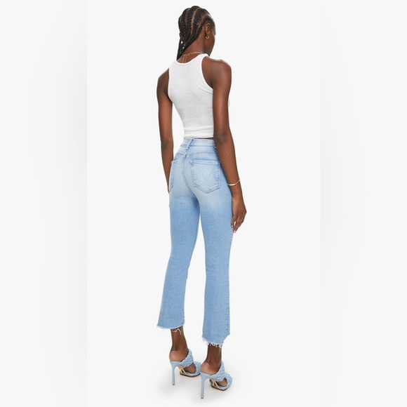 MOTHER Women's Light Blue Ankle Jeans - Picture 3 of 13